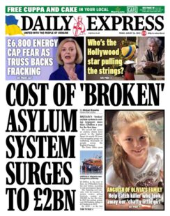 Daily Express – Cost of broken asylum system surges ￼