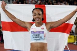 Katarina Johnson-Thompson defends her heptathlon gold for England at Commonwealth Games