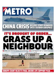 Metro - Grass up a neighbour