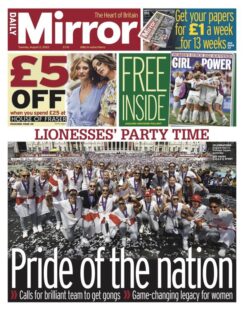Daily Mirror – Pride of the nation