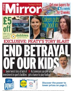 Daily Mirror - End betrayal of our kids