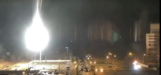 Ukraine nuclear horror TWO huge explosions reported at Zaporizhzhia power plant
