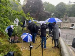 The latest from Balmoral - The Queens health update - As news Crews gather outside the Castle.
