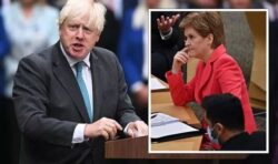 Boris Johnson makes last swipe at Sturgeon in farewell speech ‘Will never succeed’