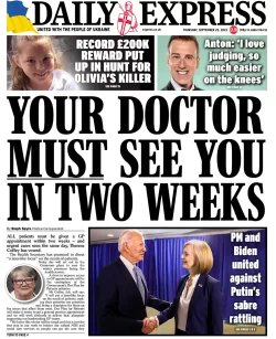 Daily Express – Your doctor must see you in two weeks