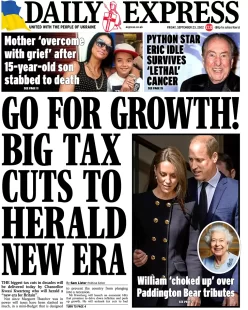 Daily Express – Go for growth! Big tax cuts to herald a new era