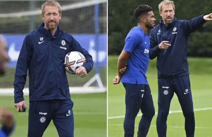 Graham Potter admits ‘life is about taking risks’ as new Chelsea boss puts stars through their paces for first time