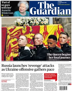 The Guardian – Russia launches revenge attacks as Ukraine offensive gathers pace