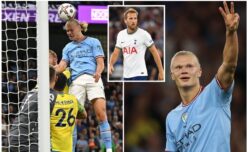 HAATRICK ERLING Haaland nets ANOTHER hat-trick to overtake Kane for Prem goals in August… after just FIVE games vs 26 for Spurs ace