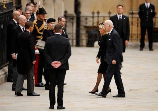 In Pictures - World leaders and famous faces arrive for Queen's funeral