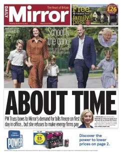 Daily Mirror – About time