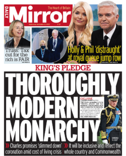 Daily Mirror – Thoroughly modern monarchy