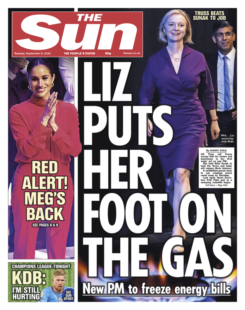 The Sun – Liz puts her foot on the gas