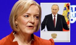 ‘Clear sign of Putin’s desperation’: Liz Truss decries ‘appalling’ attacks on Kyiv