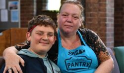 Struggling mum cuts back on her own food so her children can eat