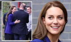 Kate dazzles as she’s snapped in London with William ahead of special charity event