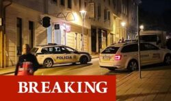 Slovakia shooting: Two dead after attack outside LGBT bar close to capital city centre