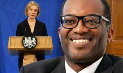 Kwasi Kwarteng swipes at Liz Truss over sacking and says PM will be gone in ‘WEEKS’