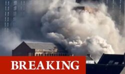 Massive fire in Glasgow city centre sends huge plumes of smoke billowing into air