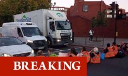 Drivers rage as ‘Just Stop Oil’ eco mob blocks another major road during peak rush hour