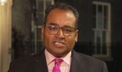 ‘What a c***!’ Krishnan Guru-Murthy caught swearing at Steve Baker in livestream