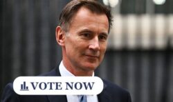 POLL: Should Jeremy Hunt remain as Chancellor under new PM?