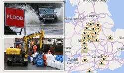 UK weather forecast: 28 flood alerts active across England as heavy rain lashes country