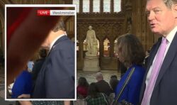 ‘Midway through an interview!’ Sky host interrupted as activists stage protest in Commons