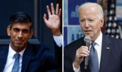 Joe Biden looking forward to speaking with Rishi Sunak in days, White House confirms