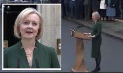 Liz Truss urges Rishi Sunak to be ‘bold’ as Prime Minister as she gives farewell speech