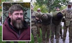 Putin’s warlord Kadyrov ‘gifted Ukrainian slaves’ by his own teenage son