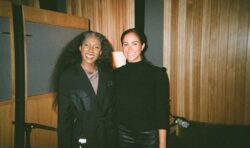 ‘Beautiful!’ Meghan beams in new behind-the-scenes photo from recording of latest podcast