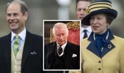 Princess Anne and Prince Edward tipped as ‘obvious candidates’ to become counsellors