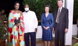 Princess Anne pays touching tribute to the Queen on Uganda trip