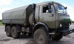 Two dead and many injured as heavy military vehicle ploughs into Russian troops in Siberia