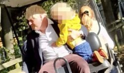 New pictures of Boris Johnson spotted on family day out at zoo with Carrie and little Wilf