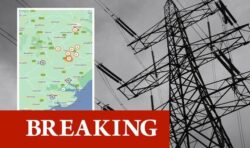 UK power cut mapped: Hundreds plunged into darkness across five regions after outage