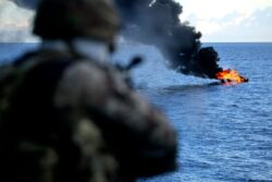 Royal Navy warship catches boat carrying £24m of cocaine in Caribbean