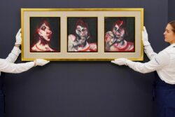 Francis Bacon triptych sells for £24.3m at auction