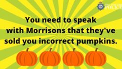 Police ask people to stop calling them over rows about Halloween pumpkins