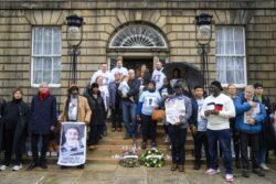 Families of men who died in police custody deliver letter to Bute House