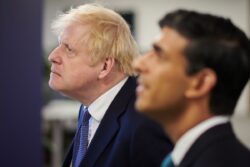 Boris Johnson congratulates Rishi Sunak and urges Tories to offer ‘full support’