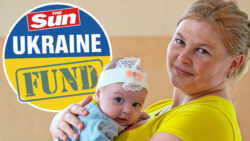 I gave birth under shell fire – but Sun readers saved us, says Ukrainian mum