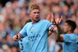 Kevin De Bruyne’s incredible header is being compared to Man Utd icon