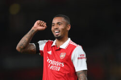 Gabriel Jesus misses Arsenal training ahead of Europa League clash