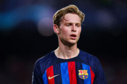 Frenkie sends message to Xavi over lack of playing time amid fresh Man Utd speculation