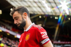 Erik ten Hag launches to the defence of Manchester United star Bruno Fernandes after criticism over his form