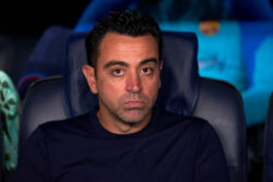 Barcelona president backs Xavi and players despite early Champions League exit