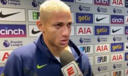 Richarlison in tears as Tottenham forward reveals fear of missing World Cup with Brazil