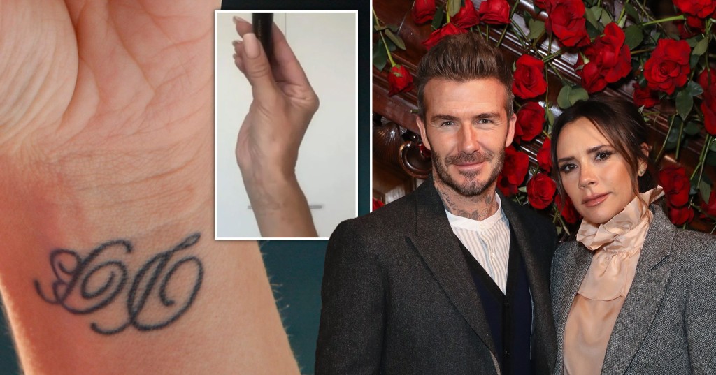 Victoria Beckham 'undergoing laser treatment to remove tattoos' | Daily  Mail Online